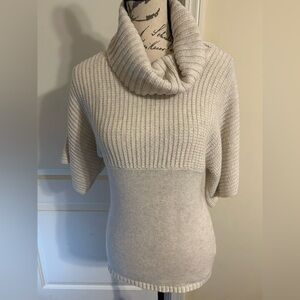 BCBG Paris Cozy Cream Cowl Neck Sweater